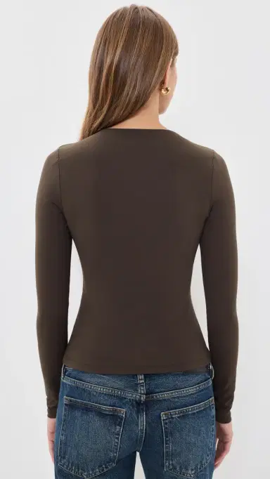 susana monaco Essential Crew Top | Thumbnail 3 susana monaco Essential Crew Top | Thumbnail 3