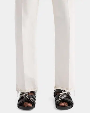 Loewe Men's Type Fussbett Leather Sandals | Thumbnail 3 Loewe Men's Type Fussbett Leather Sandals | Thumbnail 3