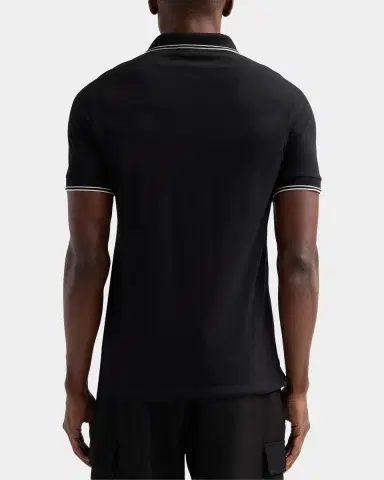 Stone Island Men's Stretch Cotton Pique Polo Shirt | Thumbnail 3 Stone Island Men's Stretch Cotton Pique Polo Shirt | Thumbnail 3