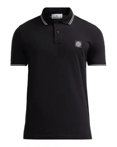 Stone Island Men's Stretch Cotton Pique Polo Shirt | Thumbnail 1 Stone Island Men's Stretch Cotton Pique Polo Shirt | Thumbnail 1