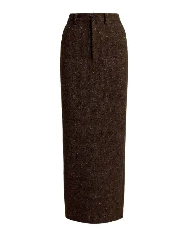 Ralph Lauren Collection Fontaine Wool-Blend Donegal Tweed Maxi Skirt | Thumbnail 1 Ralph Lauren Collection Fontaine Wool-Blend Donegal Tweed Maxi Skirt | Thumbnail 1
