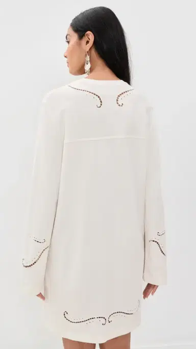 Isabel Marant Étoile Elka Dress Ecru | Thumbnail 3 Isabel Marant Étoile Elka Dress Ecru | Thumbnail 3