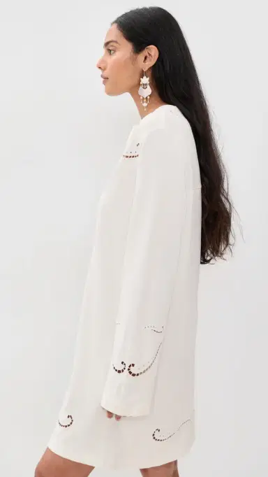 Isabel Marant Étoile Elka Dress Ecru | Thumbnail 4 Isabel Marant Étoile Elka Dress Ecru | Thumbnail 4
