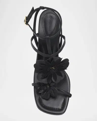 Zimmermann 85mm Belara Leather T-Strap Sandals | Thumbnail 5 Zimmermann 85mm Belara Leather T-Strap Sandals | Thumbnail 5