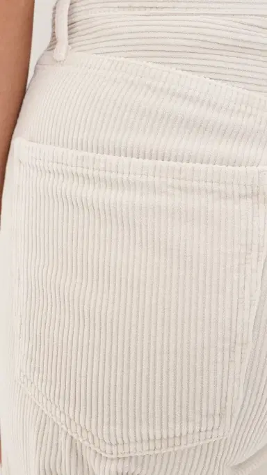 AGOLDE Ren High Rise Wide Leg Corduroy Pants Bone | Thumbnail 6 AGOLDE Ren High Rise Wide Leg Corduroy Pants Bone | Thumbnail 6