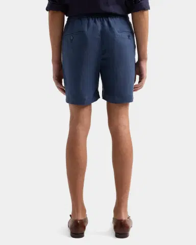 Ralph Lauren Purple Label Silk-Linen Drawstring Shorts | Thumbnail 4 Ralph Lauren Purple Label Silk-Linen Drawstring Shorts | Thumbnail 4