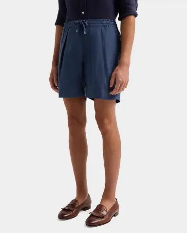 Ralph Lauren Purple Label Silk-Linen Drawstring Shorts | Thumbnail 5 Ralph Lauren Purple Label Silk-Linen Drawstring Shorts | Thumbnail 5