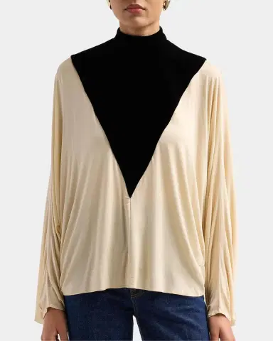 Zimmermann Valiant Velvet & Jersey Batwing Top | Thumbnail 5 Zimmermann Valiant Velvet & Jersey Batwing Top | Thumbnail 5