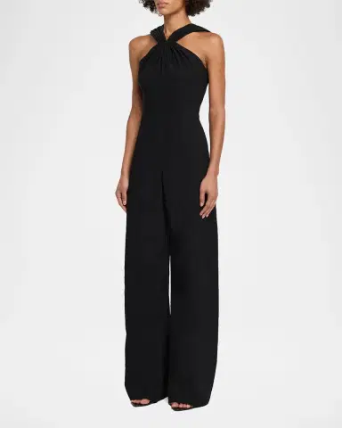 A.L.C. Elouise V-Neck Straight-Leg Jumpsuit | Thumbnail 4 A.L.C. Elouise V-Neck Straight-Leg Jumpsuit | Thumbnail 4