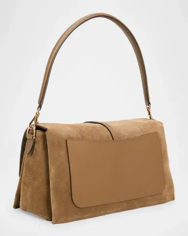 Tod 's T Timeless Suede Top-Handle Bag | Thumbnail 2 Tod 's T Timeless Suede Top-Handle Bag | Thumbnail 2