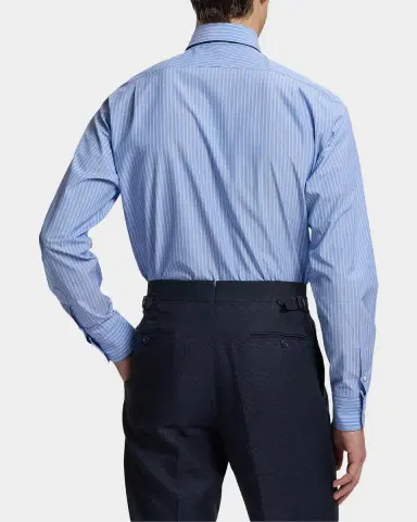 Ralph Lauren Men's Cotton Pinstripe Sport Shirt | Thumbnail 3 Ralph Lauren Men's Cotton Pinstripe Sport Shirt | Thumbnail 3