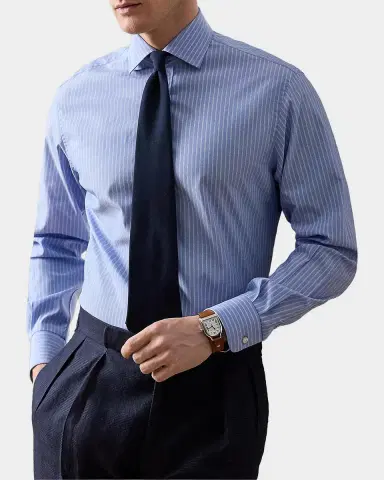 Ralph Lauren Men's Cotton Pinstripe Sport Shirt | Thumbnail 8 Ralph Lauren Men's Cotton Pinstripe Sport Shirt | Thumbnail 8