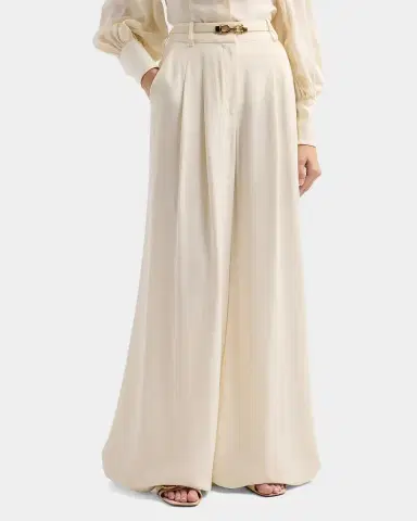 Zimmermann Belted Wide Leg Pants | Thumbnail 4 Zimmermann Belted Wide Leg Pants | Thumbnail 4