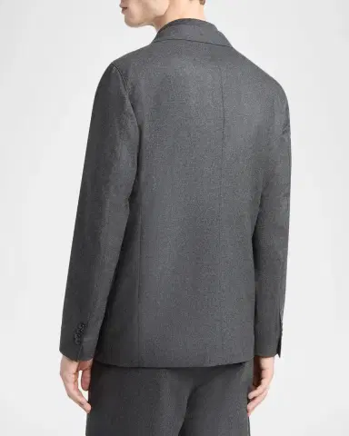Giorgio Armani Men's Upton Cashmere-Stretch Blazer | Thumbnail 3 Giorgio Armani Men's Upton Cashmere-Stretch Blazer | Thumbnail 3