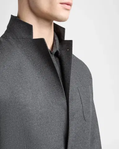 Giorgio Armani Men's Upton Cashmere-Stretch Blazer | Thumbnail 7 Giorgio Armani Men's Upton Cashmere-Stretch Blazer | Thumbnail 7