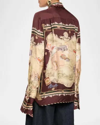 Zimmermann Valiant Silk Twill Shirt | Thumbnail 3 Zimmermann Valiant Silk Twill Shirt | Thumbnail 3