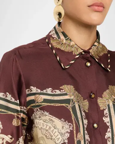 Zimmermann Valiant Silk Twill Shirt | Thumbnail 5 Zimmermann Valiant Silk Twill Shirt | Thumbnail 5