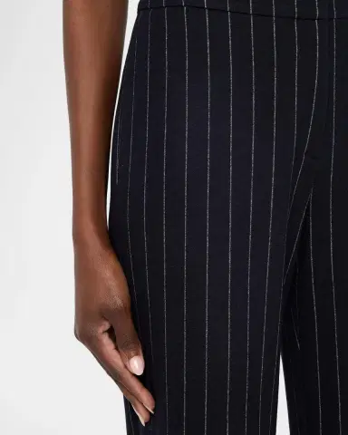 Lafayette 148 New York Lafayette Pinstripe Flare-Leg Pants | Thumbnail 5 Lafayette 148 New York Lafayette Pinstripe Flare-Leg Pants | Thumbnail 5