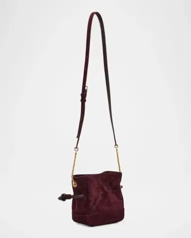 Saint Laurent Jamie Mini YSL Quilted Suede Crossbody Bag | Thumbnail 3 Saint Laurent Jamie Mini YSL Quilted Suede Crossbody Bag | Thumbnail 3