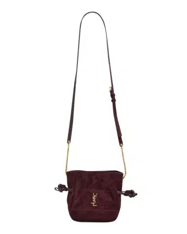 Saint Laurent Jamie Mini YSL Quilted Suede Crossbody Bag | Thumbnail 1 Saint Laurent Jamie Mini YSL Quilted Suede Crossbody Bag | Thumbnail 1