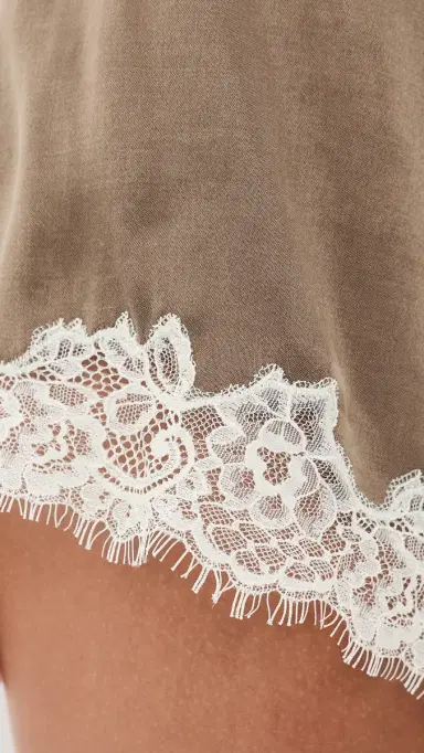 For Love & Lemons Luna Shorts Brown | Thumbnail 6 For Love & Lemons Luna Shorts Brown | Thumbnail 6