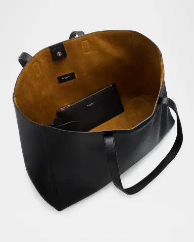 Saint Laurent Men's Shopping Tote Bag in Leather | Thumbnail 4 Saint Laurent Men's Shopping Tote Bag in Leather | Thumbnail 4