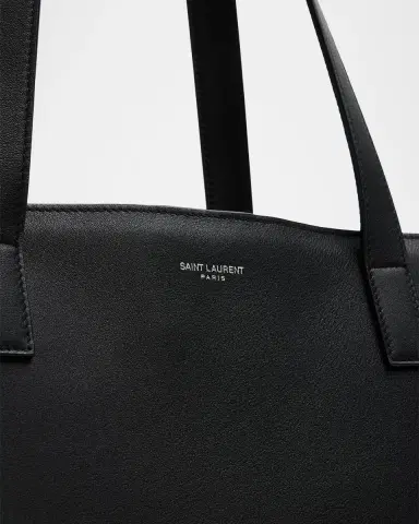 Saint Laurent Men's Shopping Tote Bag in Leather | Thumbnail 6 Saint Laurent Men's Shopping Tote Bag in Leather | Thumbnail 6