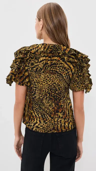 Ulla Johnson Josephine Silk Top | Thumbnail 3 Ulla Johnson Josephine Silk Top | Thumbnail 3