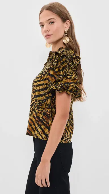 Ulla Johnson Josephine Silk Top | Thumbnail 4 Ulla Johnson Josephine Silk Top | Thumbnail 4