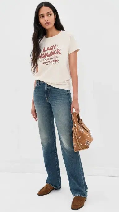 Mother The Boxy Goodie Goodie Tee | Thumbnail 5 Mother The Boxy Goodie Goodie Tee | Thumbnail 5
