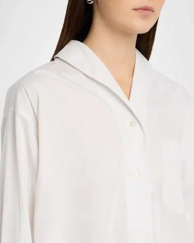 The Row Eryn Cotton Poplin Longline Shirt | Thumbnail 5 The Row Eryn Cotton Poplin Longline Shirt | Thumbnail 5