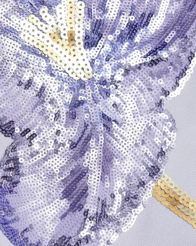 Amsale Floral Sequined Strapless Midi Cocktail Dress | Thumbnail 6 Amsale Floral Sequined Strapless Midi Cocktail Dress | Thumbnail 6