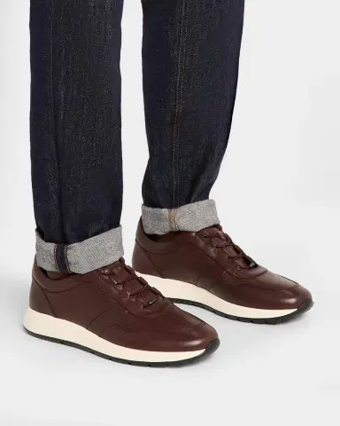 Tod's Men's Elastic Drawstring Leather Sneakers | Thumbnail 2 Tod's Men's Elastic Drawstring Leather Sneakers | Thumbnail 2