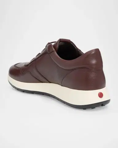 Tod's Men's Elastic Drawstring Leather Sneakers | Thumbnail 4 Tod's Men's Elastic Drawstring Leather Sneakers | Thumbnail 4