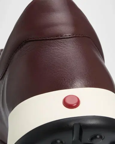 Tod's Men's Elastic Drawstring Leather Sneakers | Thumbnail 5 Tod's Men's Elastic Drawstring Leather Sneakers | Thumbnail 5