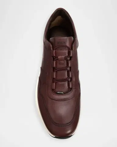 Tod's Men's Elastic Drawstring Leather Sneakers | Thumbnail 6 Tod's Men's Elastic Drawstring Leather Sneakers | Thumbnail 6