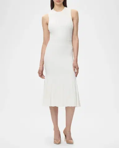 Hervé Léger The Lauren Rib-Knit Midi Dress | Thumbnail 2 Hervé Léger The Lauren Rib-Knit Midi Dress | Thumbnail 2