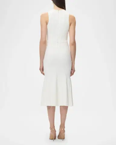 Hervé Léger The Lauren Rib-Knit Midi Dress | Thumbnail 3 Hervé Léger The Lauren Rib-Knit Midi Dress | Thumbnail 3