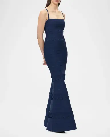 Hervé Léger The Caitlin Mermaid-Hem Bandage Gown | Thumbnail 5 Hervé Léger The Caitlin Mermaid-Hem Bandage Gown | Thumbnail 5