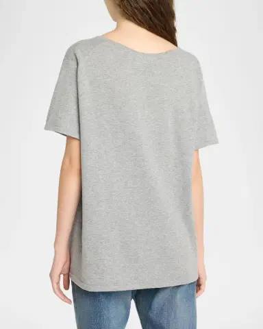The Row Pirro Cotton & Cashmere Top | Thumbnail 3 The Row Pirro Cotton & Cashmere Top | Thumbnail 3