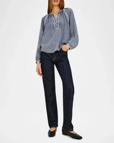 RAILS Tali Embroidered Raglan-Sleeve Top | Thumbnail 2 RAILS Tali Embroidered Raglan-Sleeve Top | Thumbnail 2