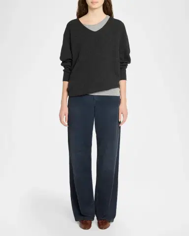 The Row Phef Cotton-Cashmere Ribbed Top | Thumbnail 2 The Row Phef Cotton-Cashmere Ribbed Top | Thumbnail 2