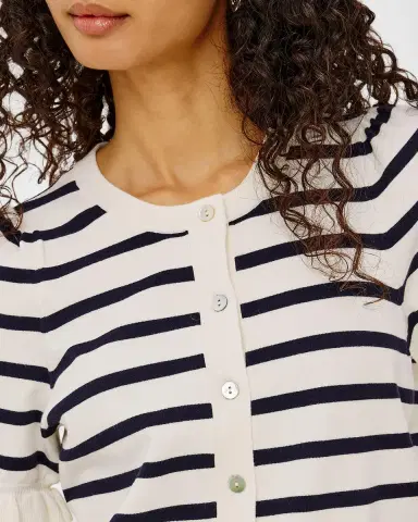 RAILS Lora Striped Ruffled-Trim Cardigan | Thumbnail 5 RAILS Lora Striped Ruffled-Trim Cardigan | Thumbnail 5