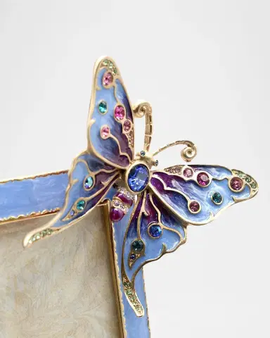 Jay Strongwater Arabella Butterfly Frame, 5" x 7" | Thumbnail 3 Jay Strongwater Arabella Butterfly Frame, 5" x 7" | Thumbnail 3