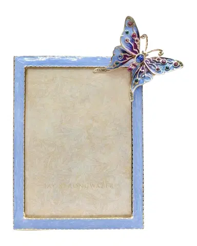 Jay Strongwater Arabella Butterfly Frame, 5" x 7" | Thumbnail 1 Jay Strongwater Arabella Butterfly Frame, 5" x 7" | Thumbnail 1