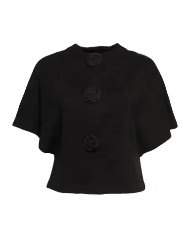 Frances Valentine Carnegie Floral Applique Wool Shrug | Thumbnail 1 Frances Valentine Carnegie Floral Applique Wool Shrug | Thumbnail 1
