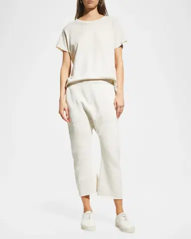 Nili Lotan Brady Distressed Tee | Thumbnail 2 Nili Lotan Brady Distressed Tee | Thumbnail 2