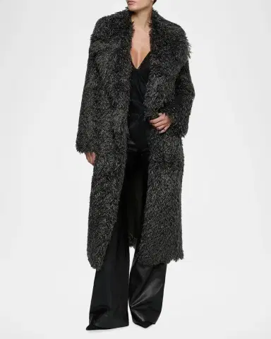L'Agence Lizbeth Long Faux Fur Coat | Thumbnail 4 L'Agence Lizbeth Long Faux Fur Coat | Thumbnail 4