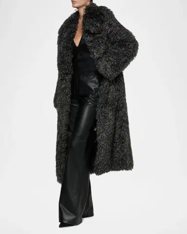 L'Agence Lizbeth Long Faux Fur Coat | Thumbnail 5 L'Agence Lizbeth Long Faux Fur Coat | Thumbnail 5
