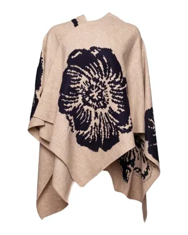 Frances Valentine Ginny Handkerchief-Hem Floral Knit Wrap | Thumbnail 1 Frances Valentine Ginny Handkerchief-Hem Floral Knit Wrap | Thumbnail 1